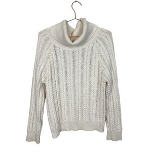 For Love And Lemons Knit Open Back Cowl Neck Sweater